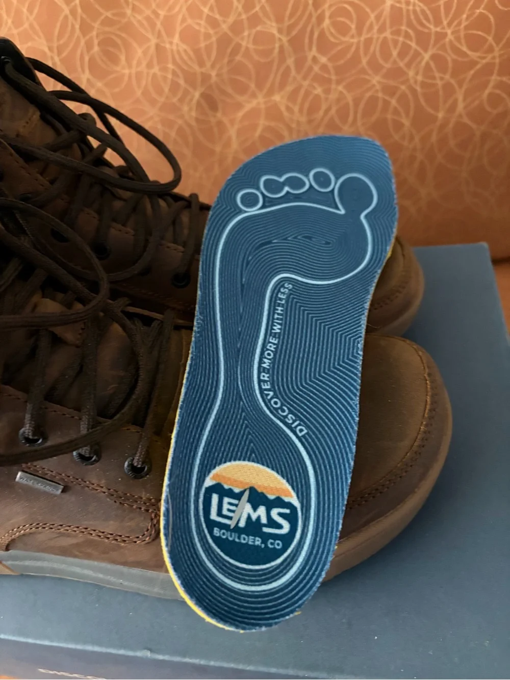 NEW Lems Shoes Men’s Boulder Summit Waterproof Leather Boots - 9.5